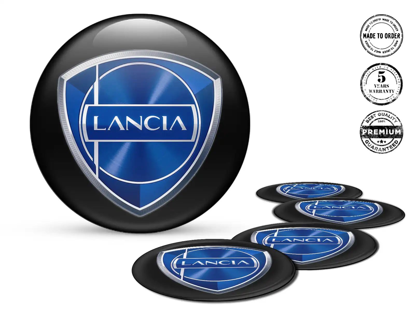 Lancia Calcomanía de Rueda Diseño Cúpula Personalizada Racing